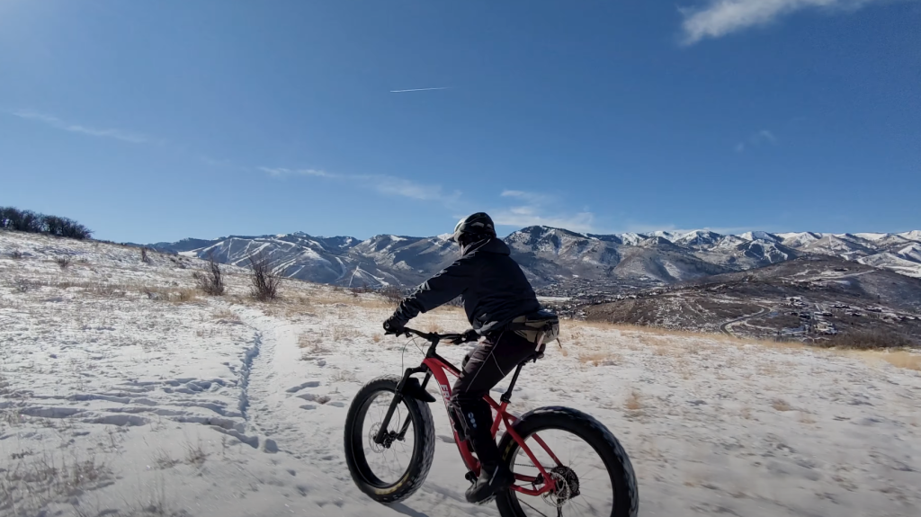 Fat biking with the Hover Air X1 Pro 